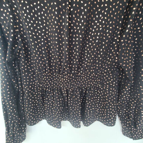 Ba&sh Women's Long Sleeve Button Up Top Black Size M - Picture 6 of 10